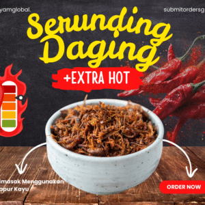 Serunding Daging (Extra Hot) - 100gram