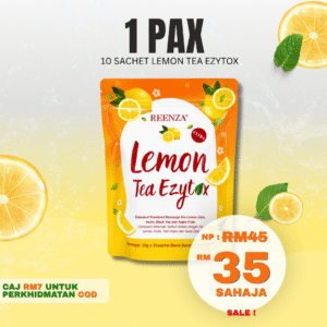 REENZA Lemon Tea EzyTox - 1Pax
